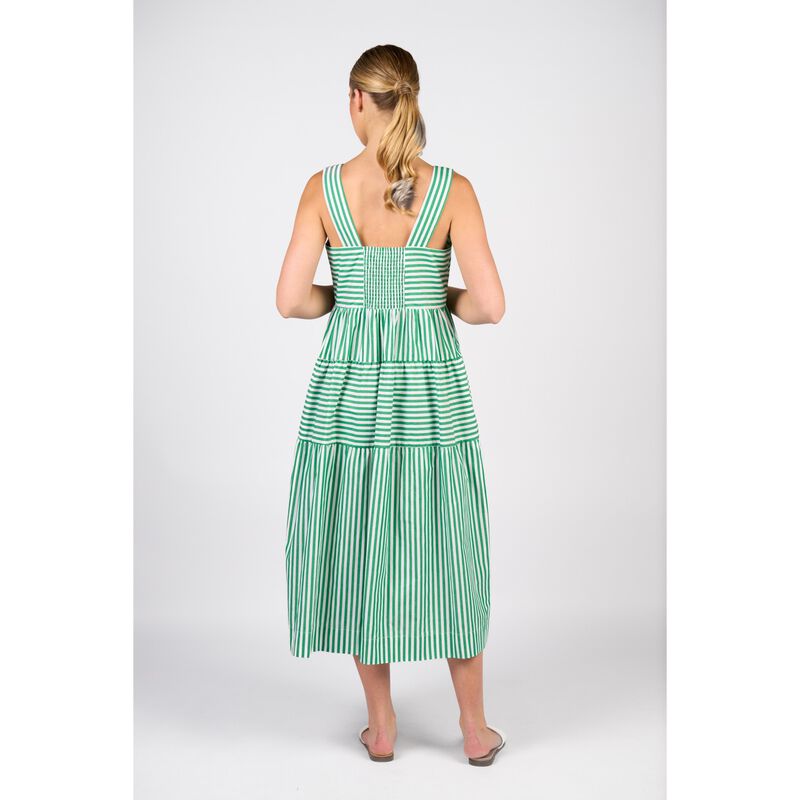 Vassalli Sleeveless Tiered Dress With Wide Straps image number 1